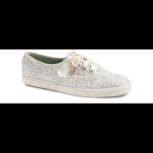 NEVER WORN Keds x Kate Spade glittery shoes size 7